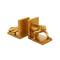 6" Gold Lizard Crawling Decorative Bookend Set